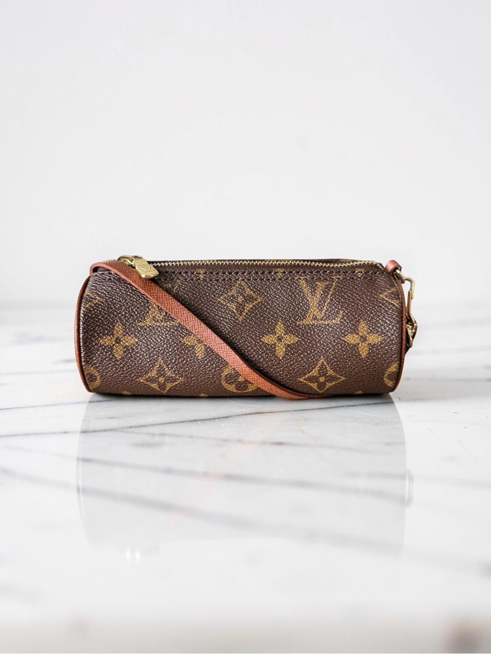 Louis Vuitton Vintage Monogram Mini Papillon Pochette Pouch Bag